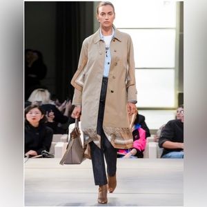 NWT Burberry RUNWAY Scarf Trench Coat